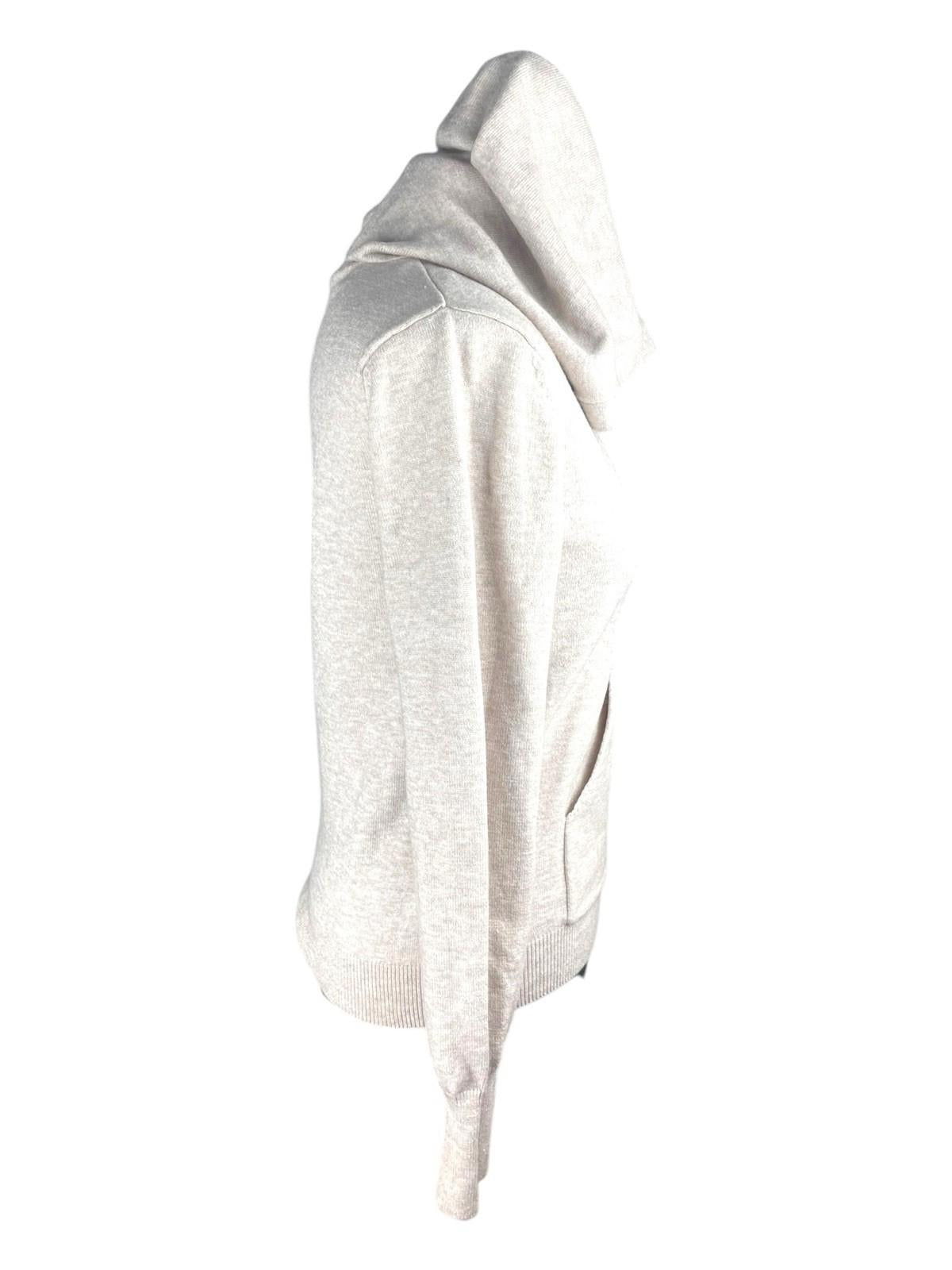 Primark Beige Hooded Jumper Relaxed Fit Women's UK Size 2XS