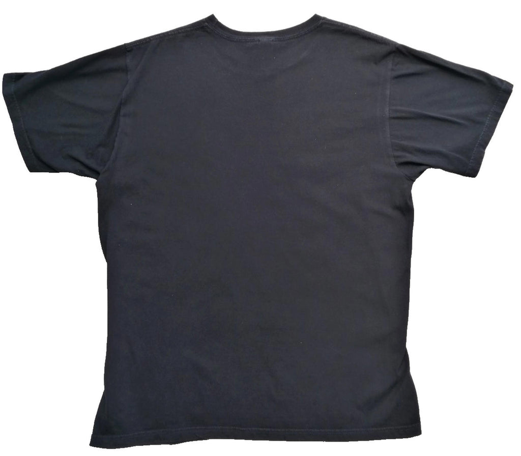 shirt.woot! Black Super Mario Graphic Print T-Shirt Men's UK Size L Black Crew Neck 100% Cotton