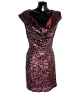 French Connection Deep Purple Sequin Mini Dress Women's UK Size 6