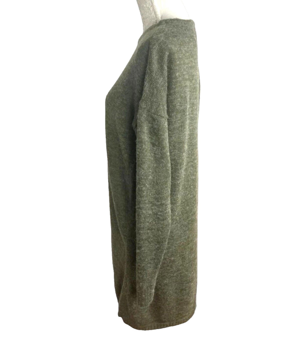 VILA Khaki Vila Jumper Dress Green Over Sized Summer Women's UK Size M