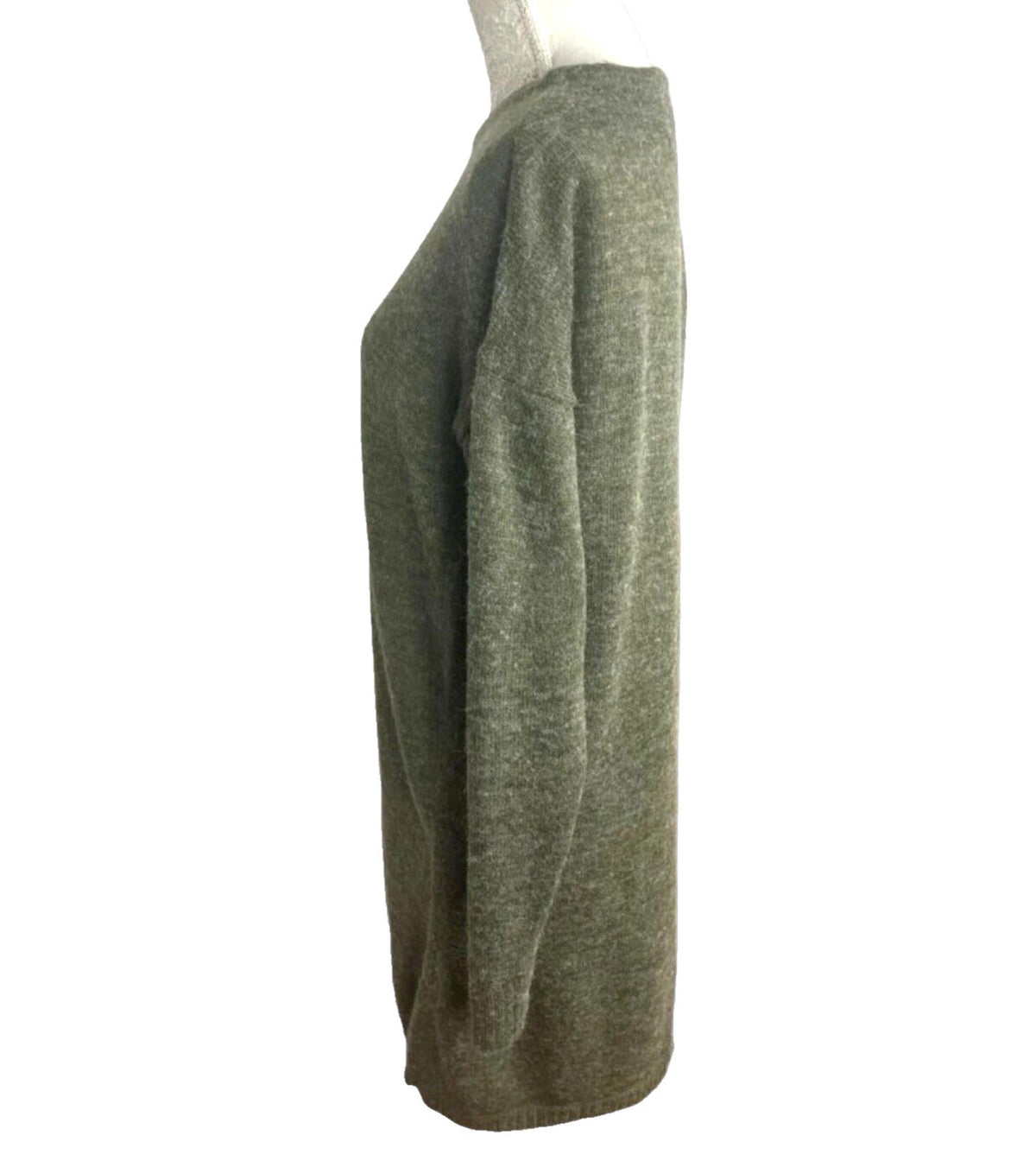 VILA Khaki Vila Jumper Dress Green Over Sized Summer Women's UK Size M