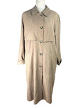 Berkertex Brown Vintage Soft Shell Trench Coat Women's UK Size 14