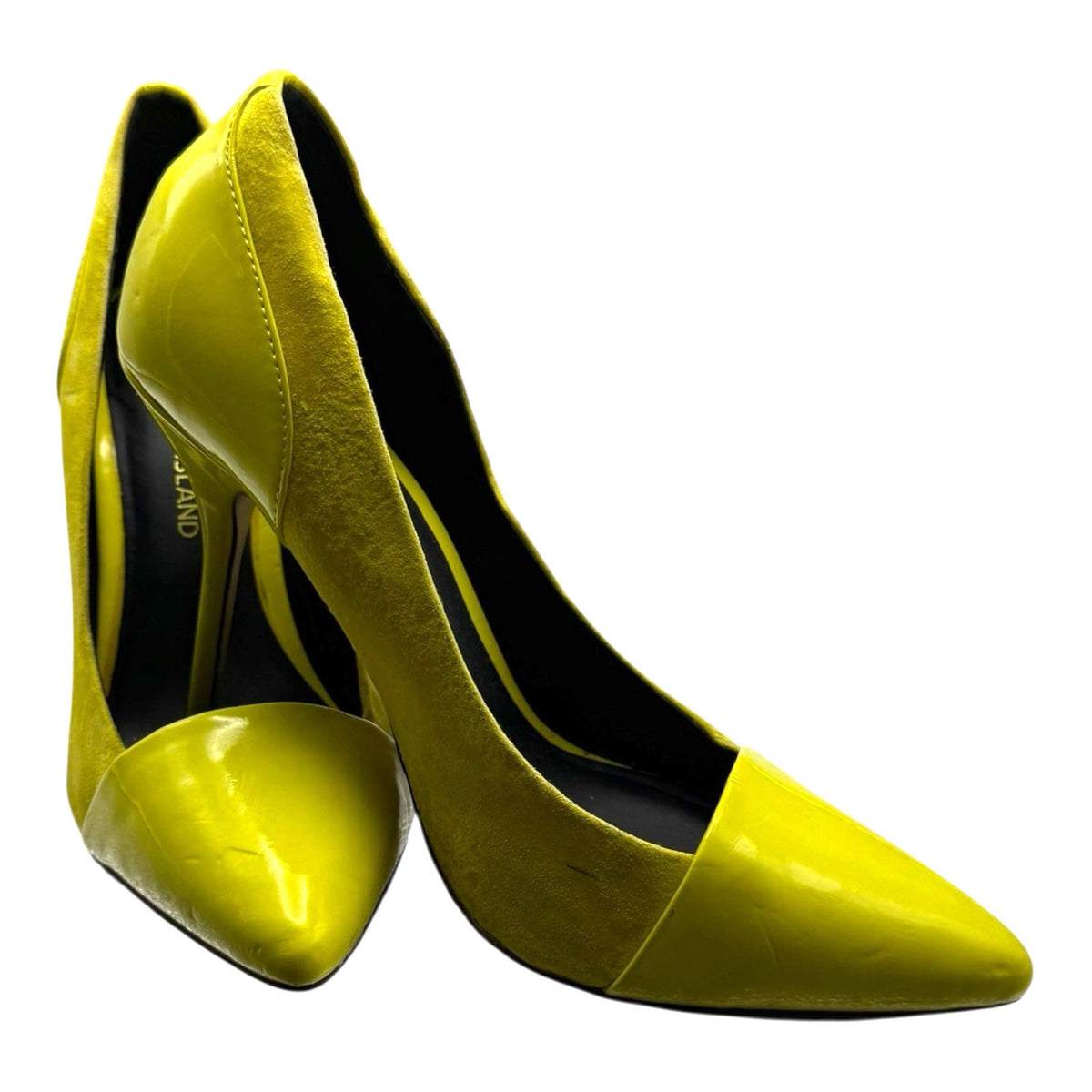 River Island Yellow River Island Yellow Shoes Stiletto Pointed Toe Women's UK Size 6