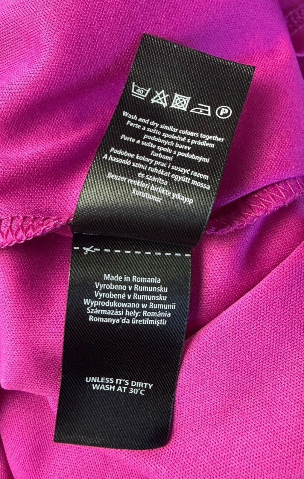 F&F Pleated Camisole Top Women's UK Size 8 Smocked Sleeveless Bright Pink