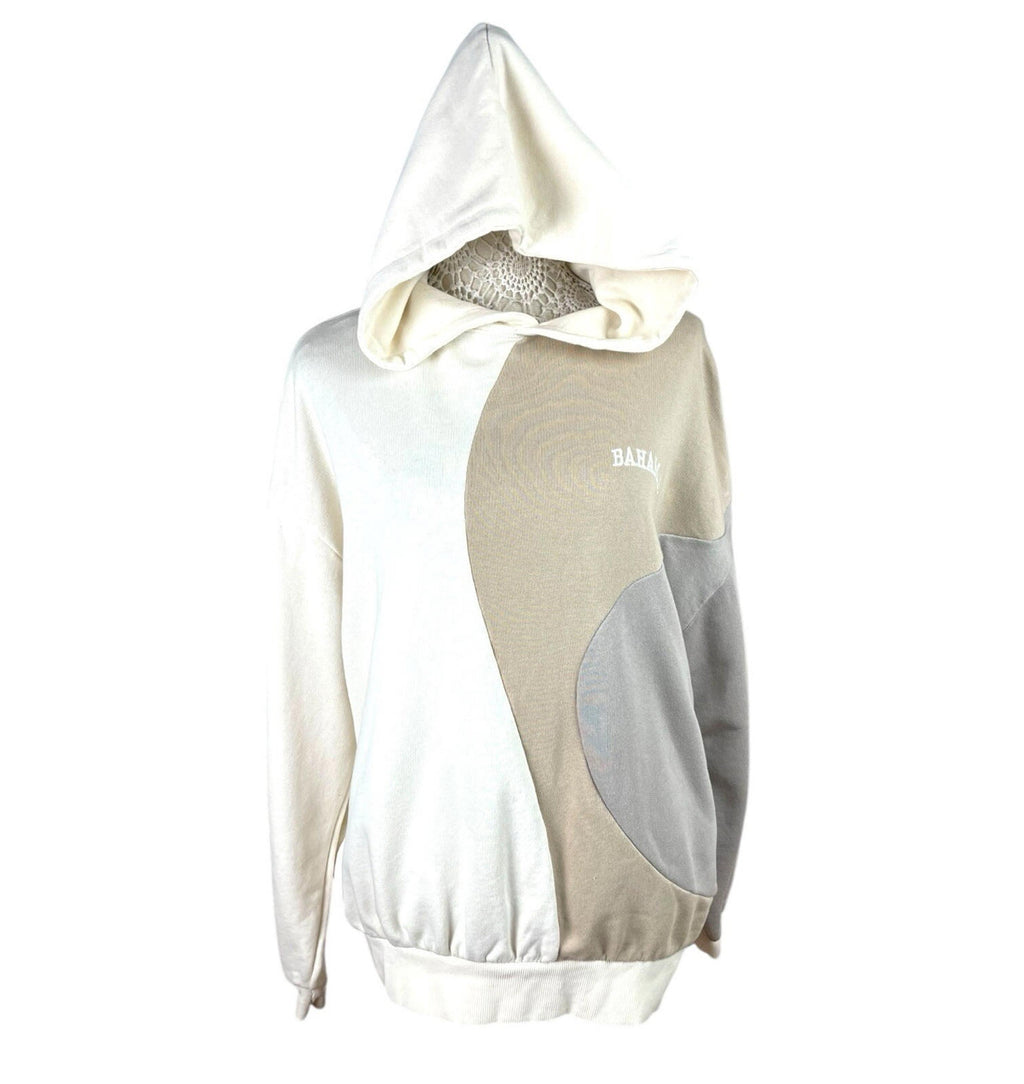 Pull&Bear Hoodie Neutral Colour Block Bahamas Women’s UK Size XS