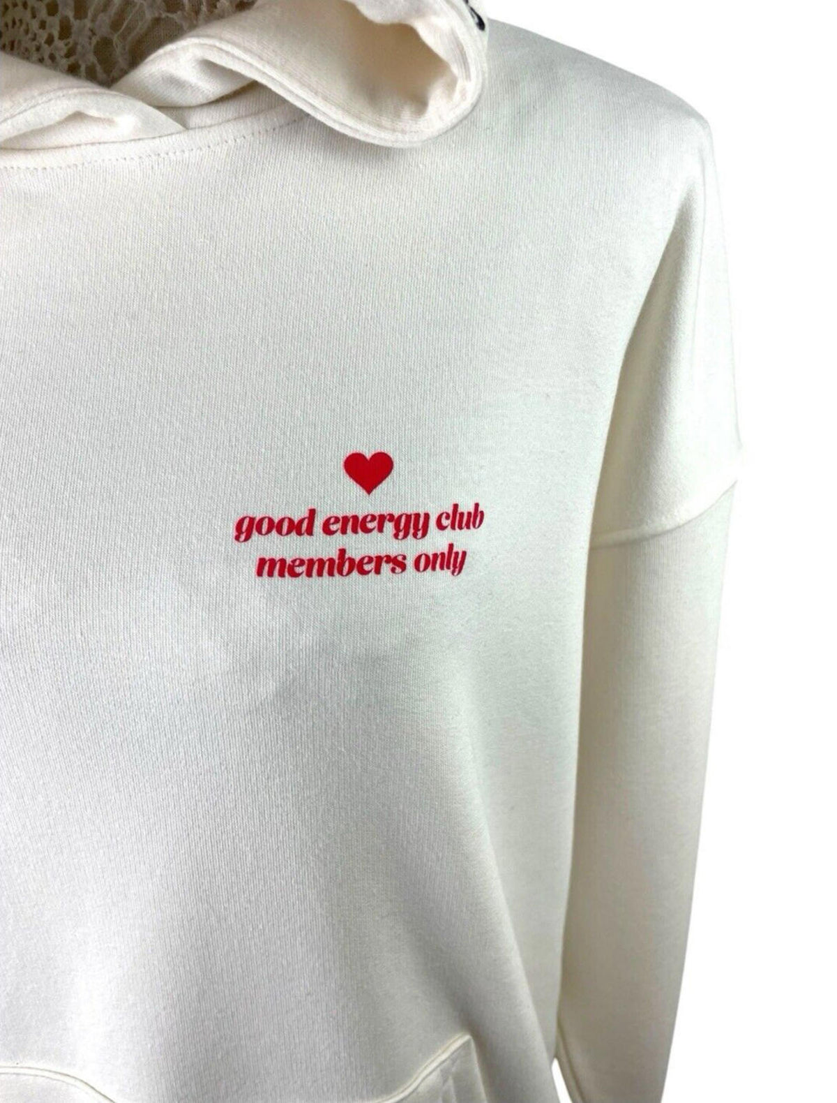 The Couture Club Off White Oversized Hoodie Women’s UK Size XXS