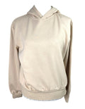 Divided Beige Basic Jersey Hoodie Relaxed Fit Women's UK Size XS