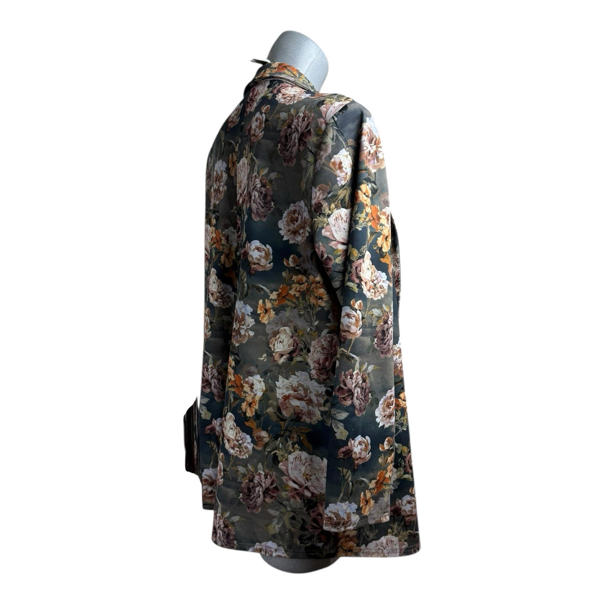 ASOS Floral Blazer Jacket Long Sleeve Collared Autumnal Women's UK Size 10