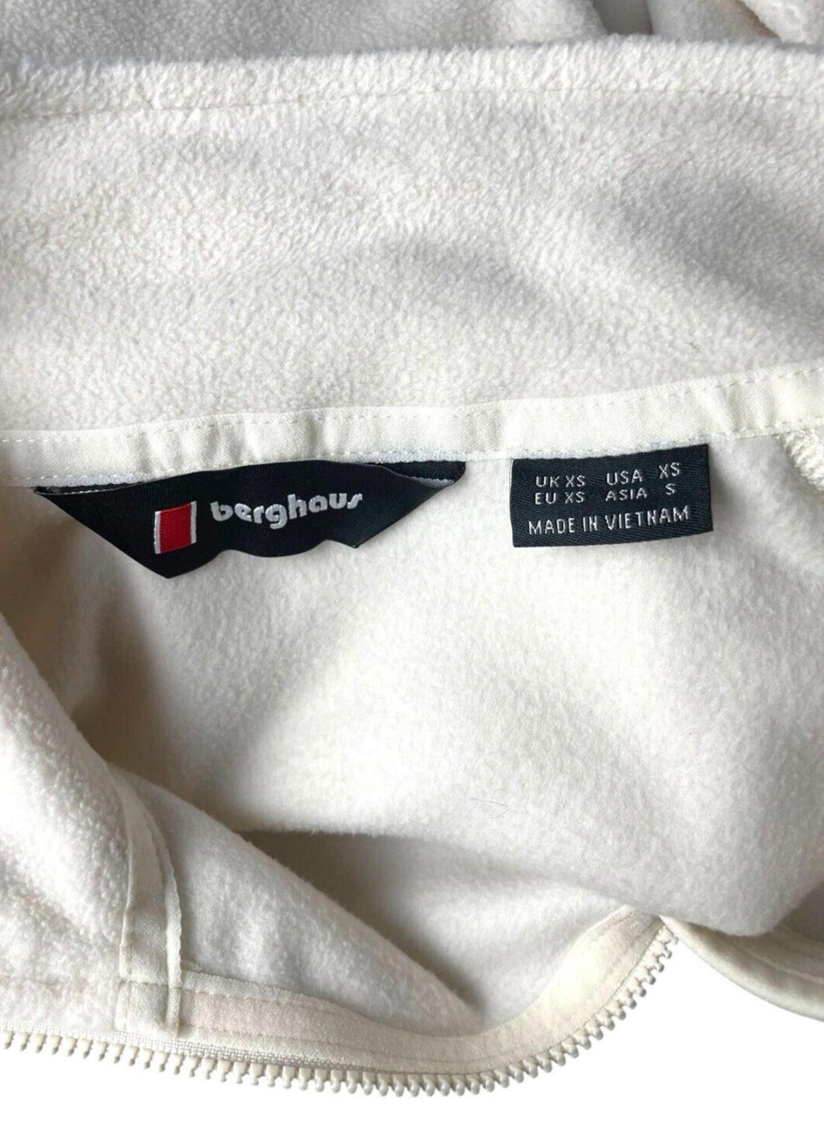 Berghaus Fleece Crop Top Prism Cream Women's UK Size XS