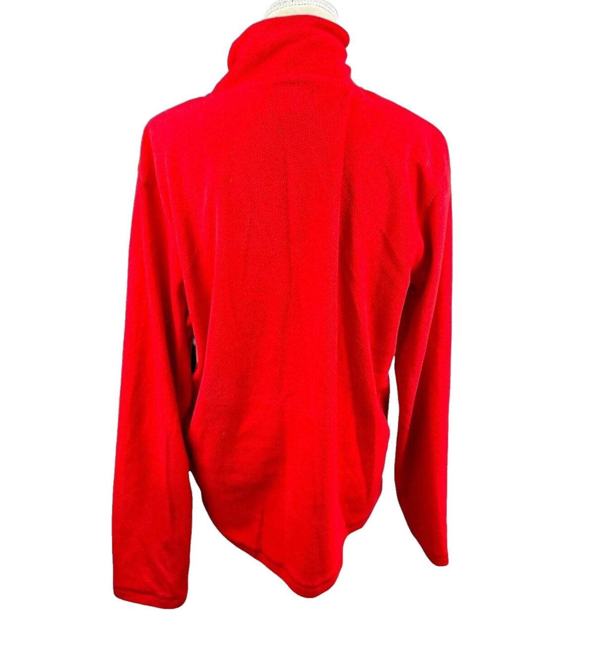 Hutson Harbour Bright Red Fleece Jumper Thin Fleece Women's UK Size L (14-16)