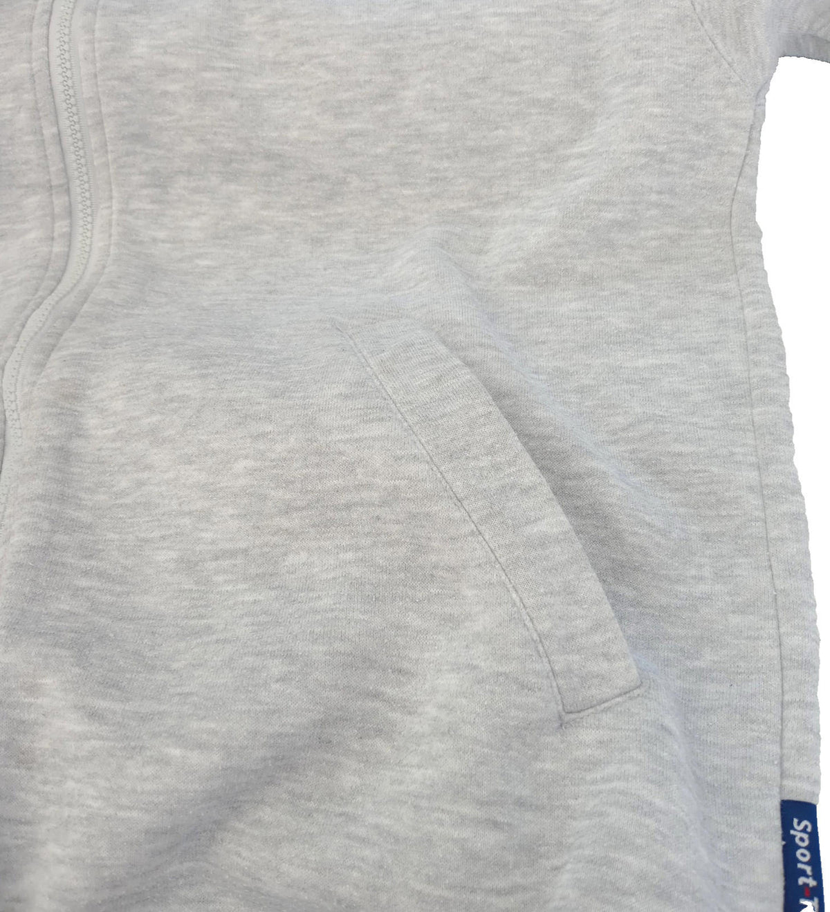 Sport TeK Gray USA High School Seniors Hoodie Men's UK Size M Grey Hooded Pockets Zip Front
