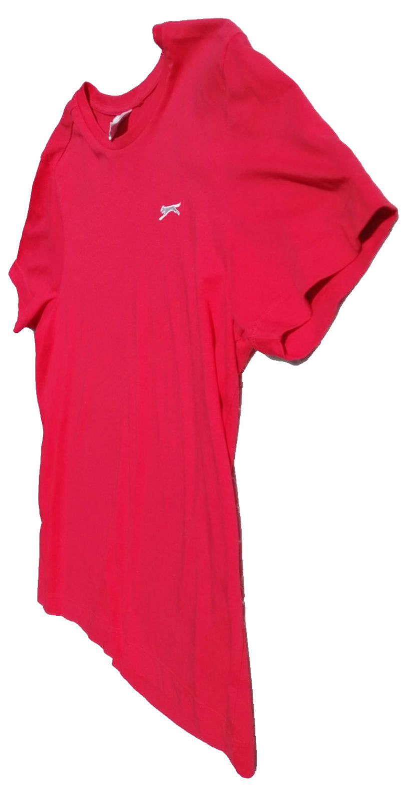 Slazenger T-Shirt Men's UK Size L Red Short Sleeve 100% Cotton Summer