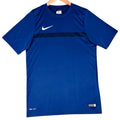 Nike Dri-Fit T' Shirt Men's UK Size S Blue Breathable Excercise Football Running