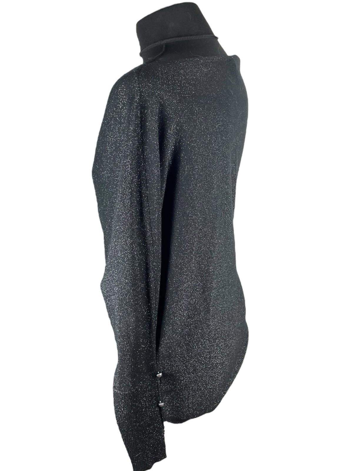 Sosander Black Sparkle Jumper Long Sleeve Women's UK Size S