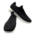 Slip On Walking Shoes Black & Red Non Slip Men's UK Size 11 EU 46