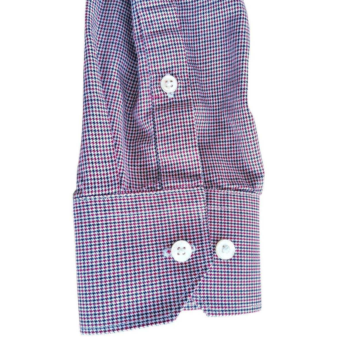 Next Red Check Shirt Slim Fit Men's UK Size L Collar 15.5"
