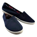 Platino Navy Blue Flat Slip On Shoes Memory Foam Sole Women's UK Size 5