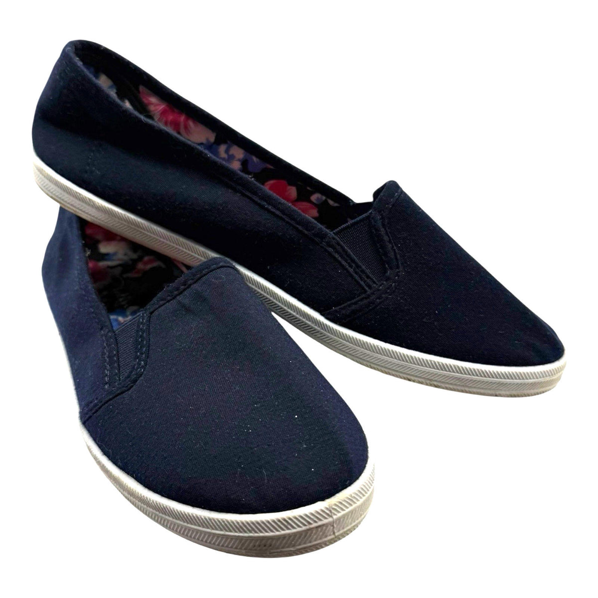 Platino Navy Blue Flat Slip On Shoes Memory Foam Sole Women's UK Size 5