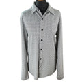 River Island White River Island London Shirt Blouse Black White Geometric Pattern Womens UK Size M