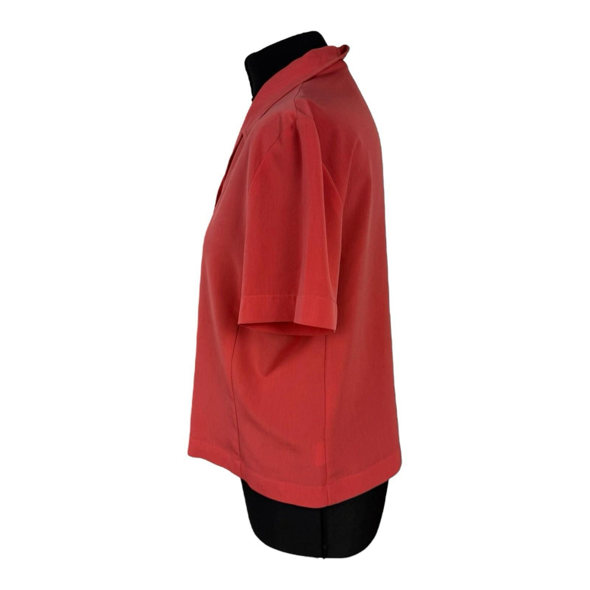 wallis Orange Wallis Burnt Orange Blouse Cropped Collared Women's UK Size 14