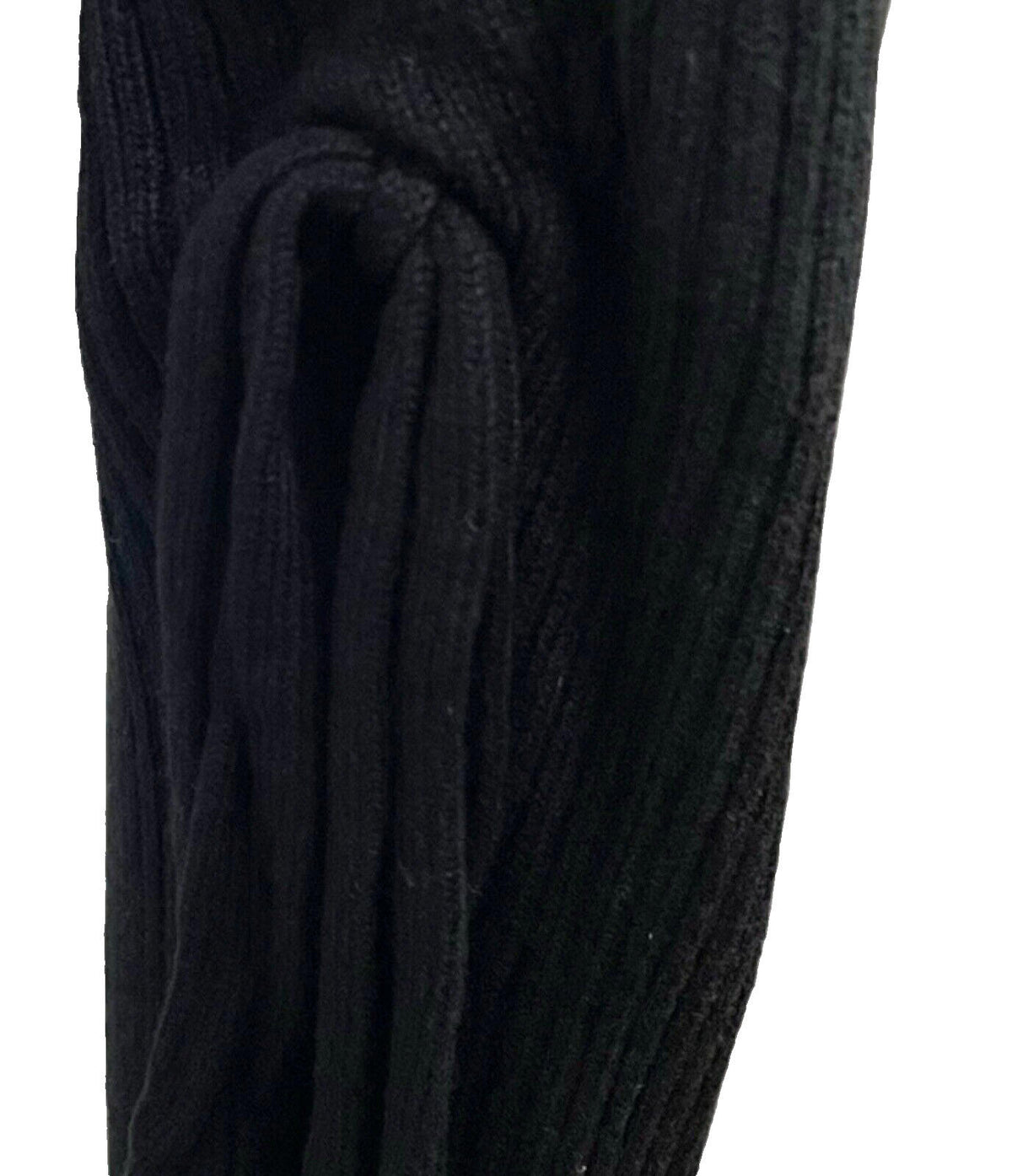 Pull&Bear Black Ribbed Maxi Skirt & Crop Top Co-Ord Set Women's UK Size XS