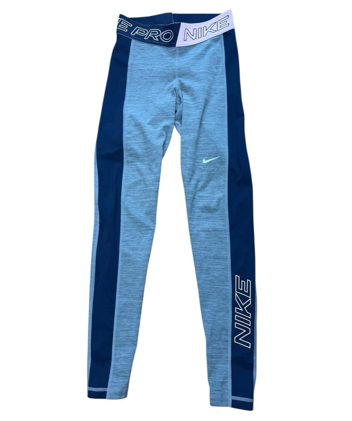 Nike Pro Dri Fit Leggings Colour Block High Rise Women’s UK Size XS