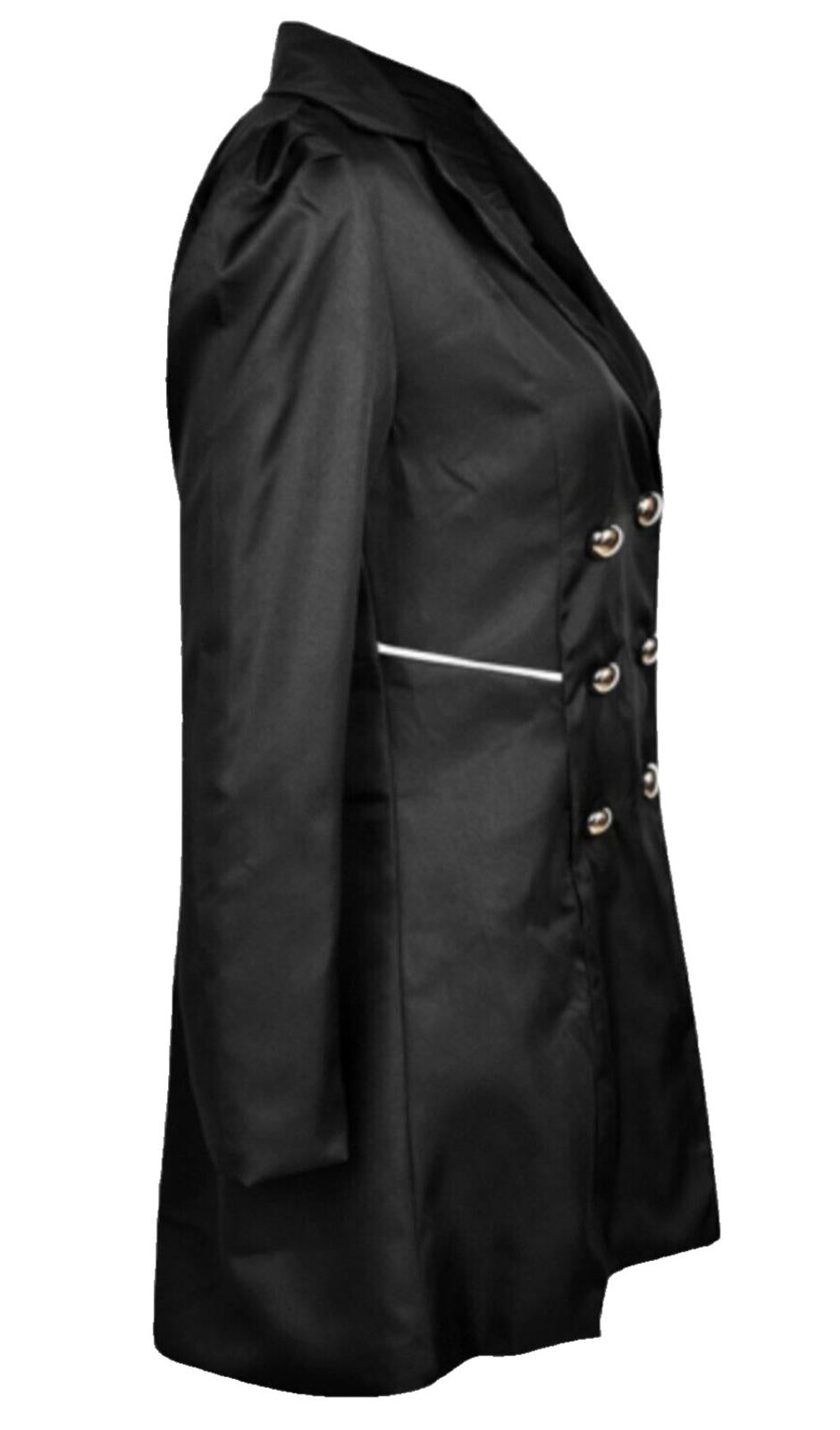 Airydress Long Line Jacket Lapel Collar Women's UK Size Medium M