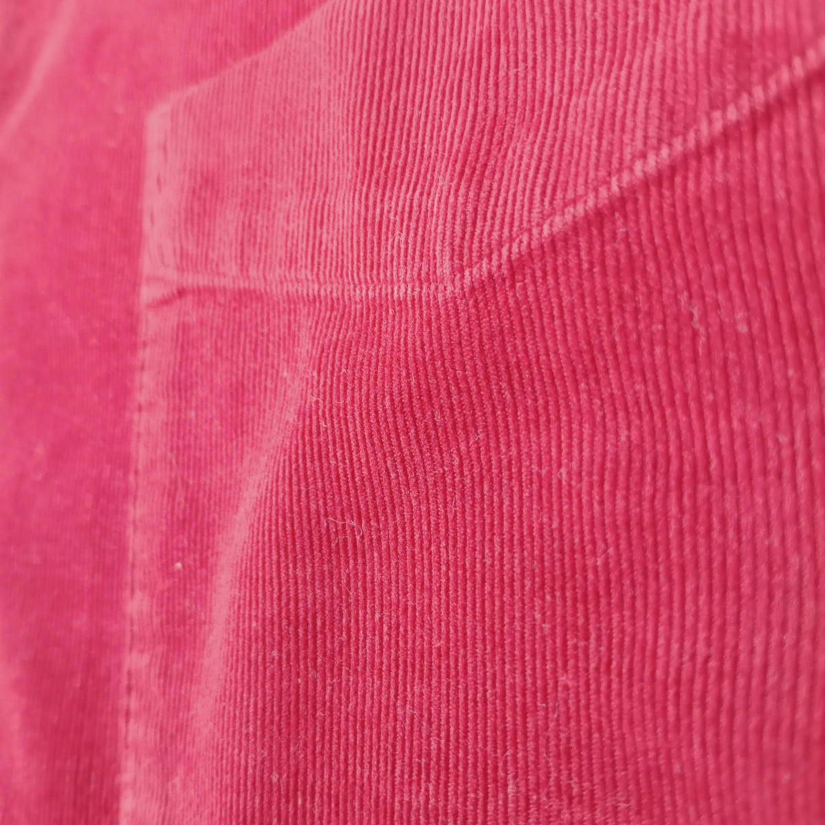 Charter Club Corduroy Shirt Men's UK Size L Red Pocket 100% Cotton Easy Care