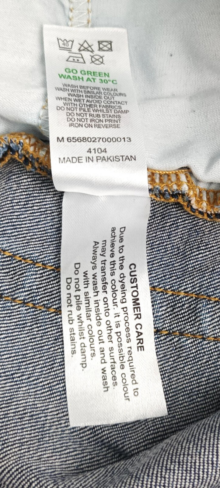 Easy Navy Easy Jeans Men's UK Size W28 L29 Blue 5 Pocket Cotton Rich Denim Zip Front
