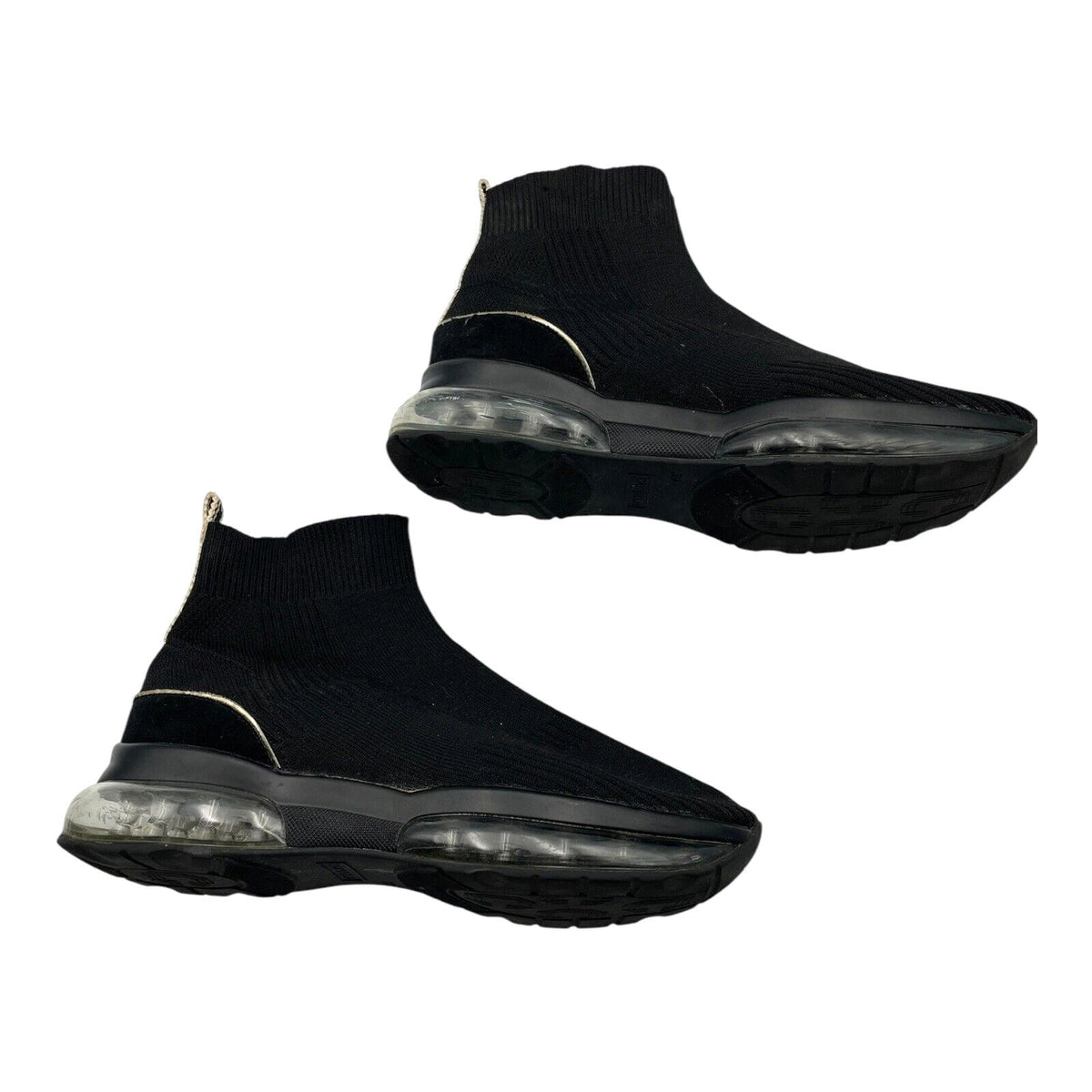 Carvela Black Sock Boots Bubble Sole Women's UK Size 6 EU 39