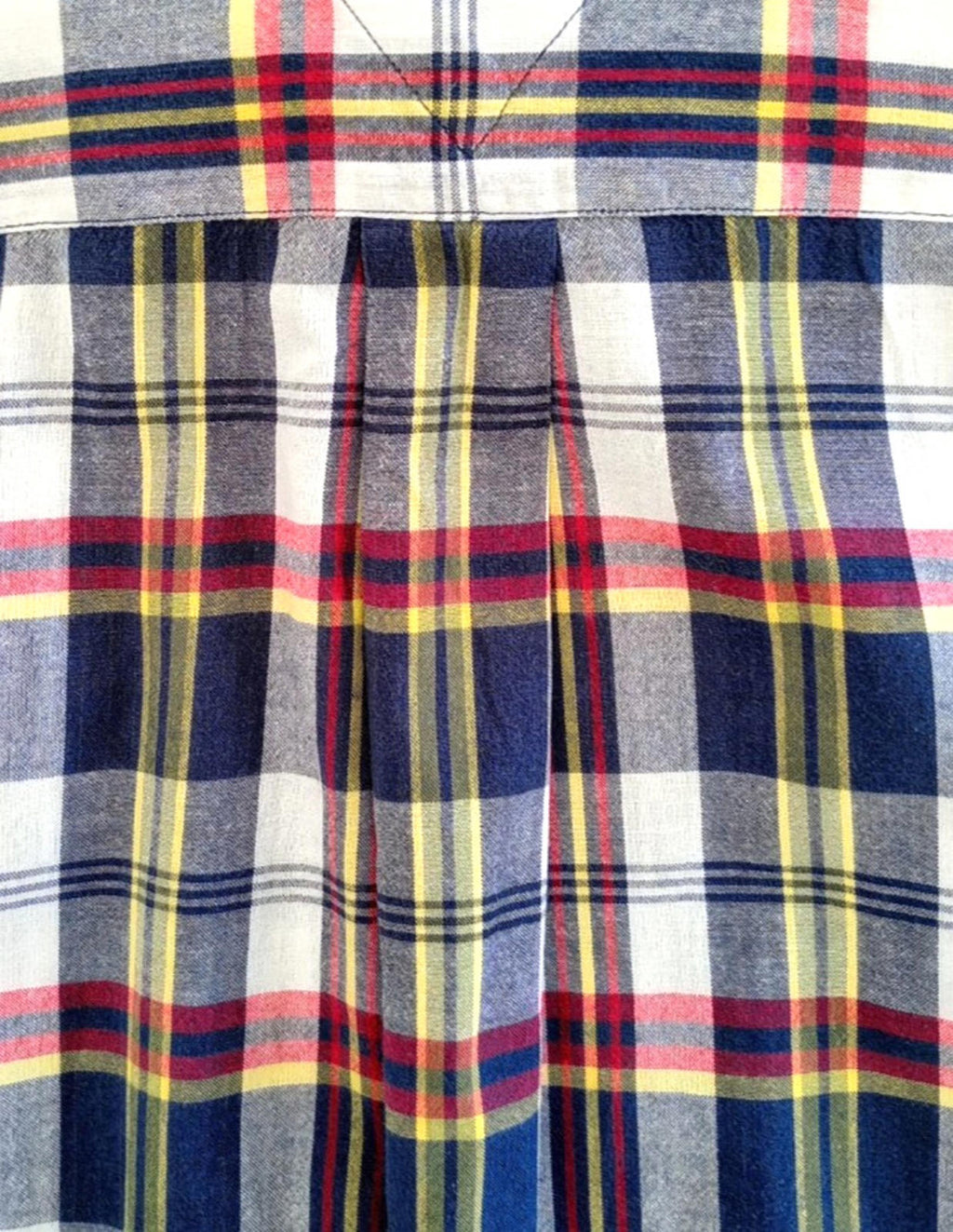Tommy Hilfiger Shirt Men's UK Size L Red/Blue Check Short Sleeve Pockets