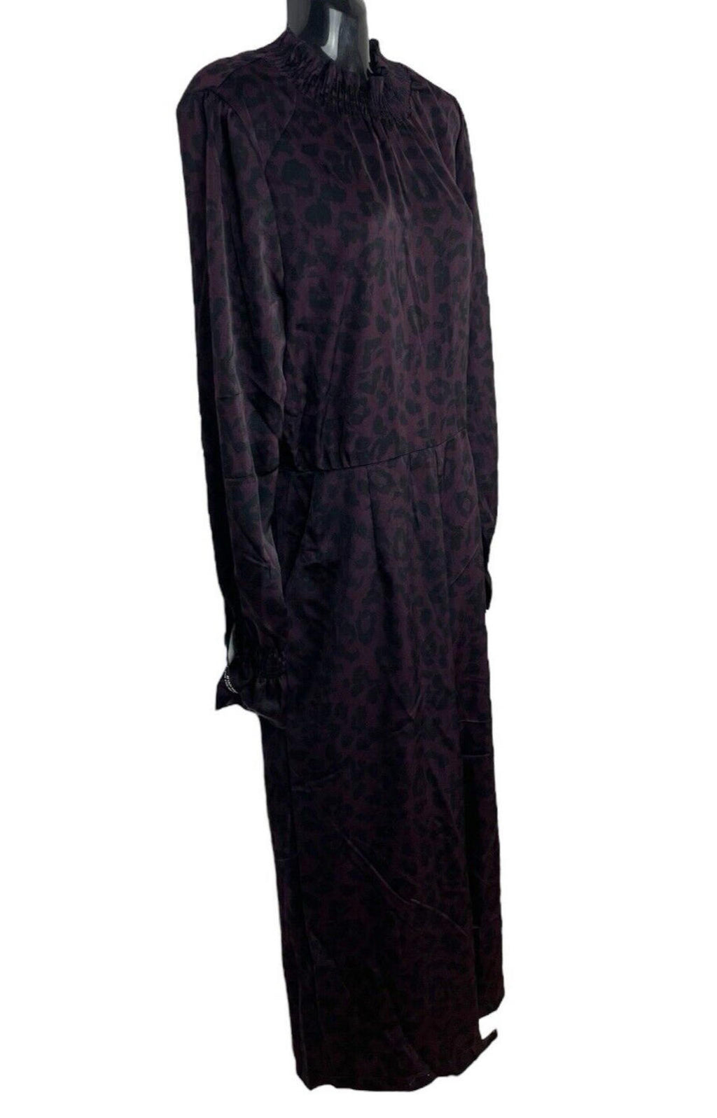 AX Paris Jumpsuit Satin Leopard Print Cropped Leg Women’s UK Size 16