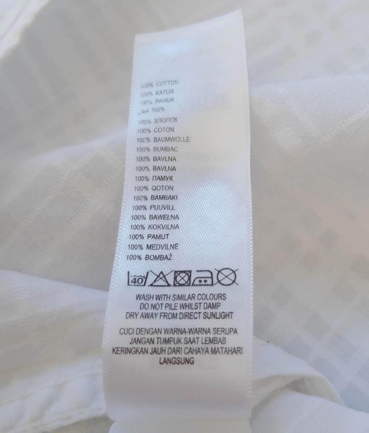 Maine New England Shirt Short Sleeve White 100% Cotton Pocket Men's UK Size XL