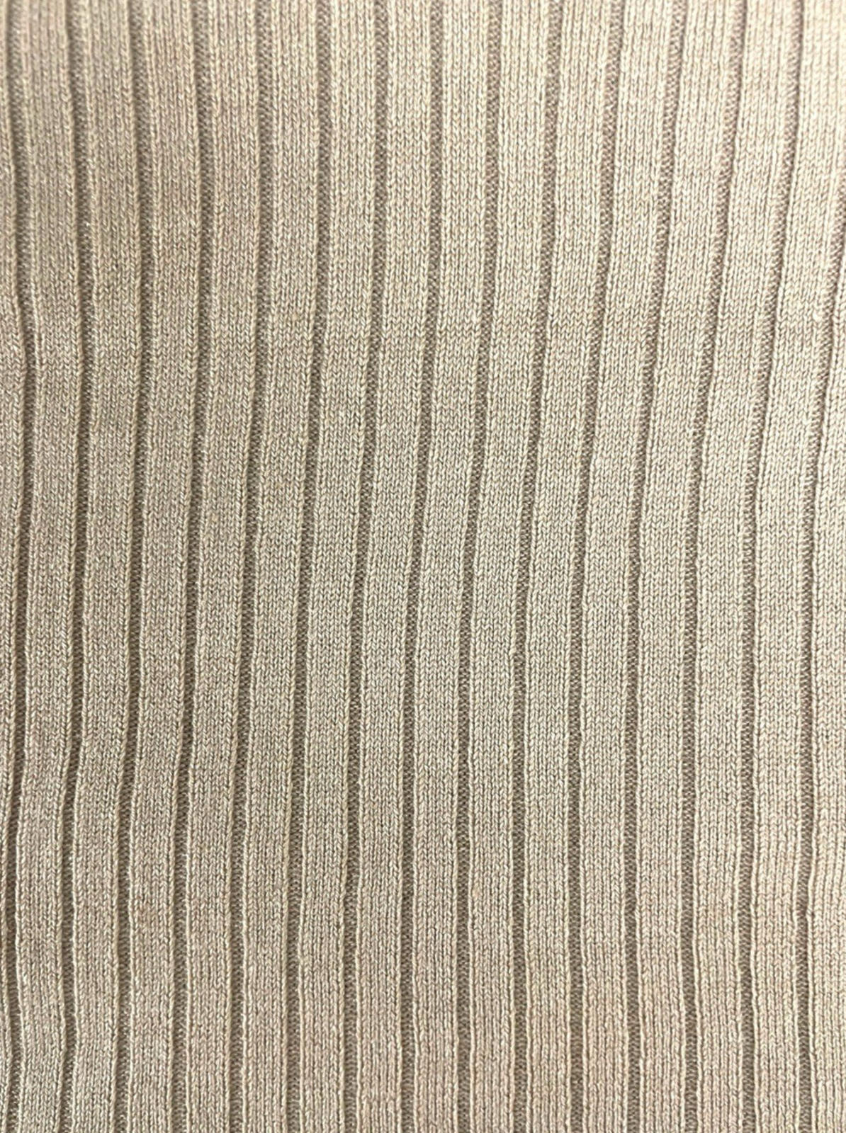 Divided Beige Tank Top Ribbed Stretch Women's UK Size XS