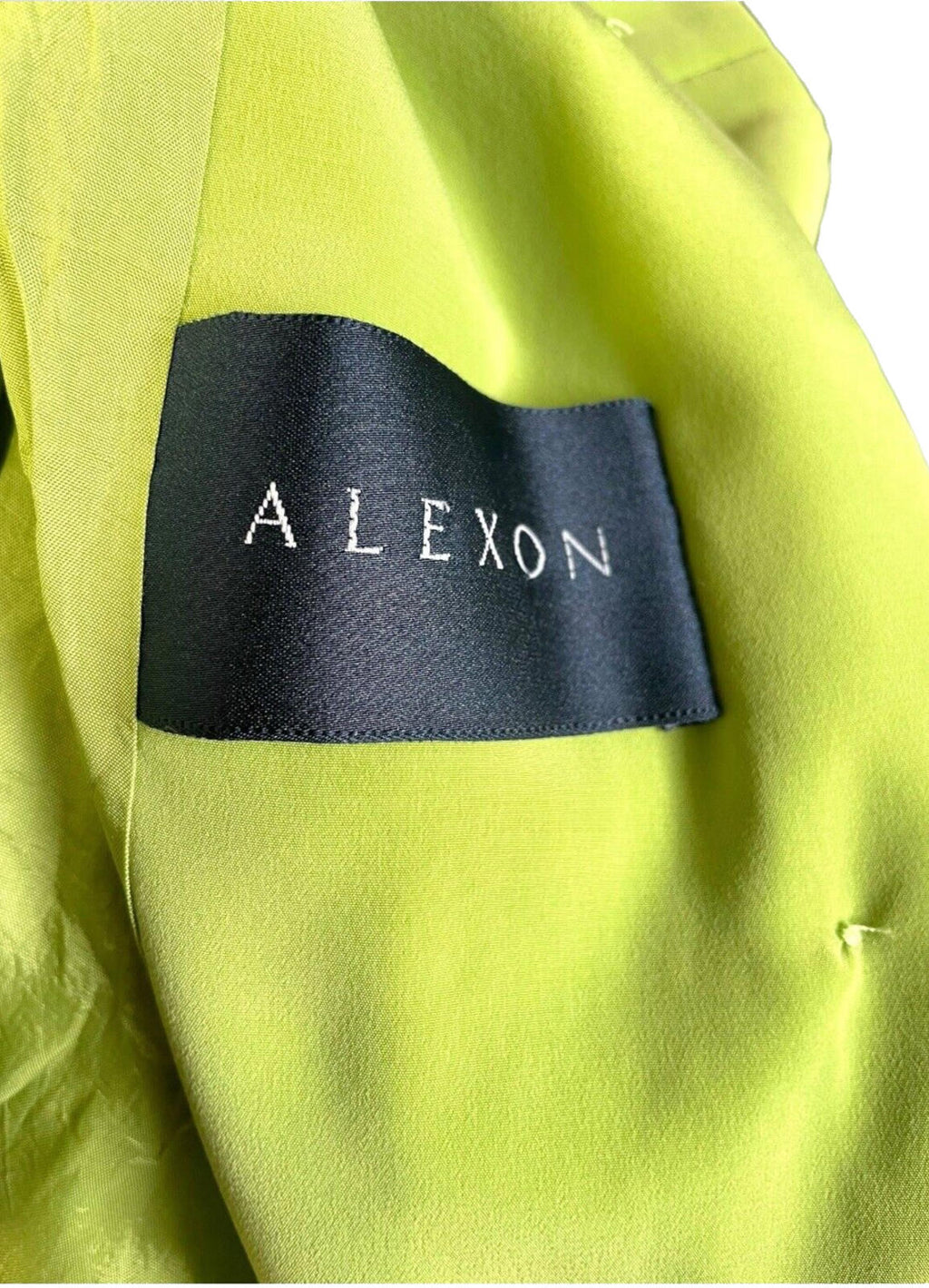 Alexon Skirt & Shirt Blouse Suit Women's UK Size 14 Green Satin 2 Piece Set