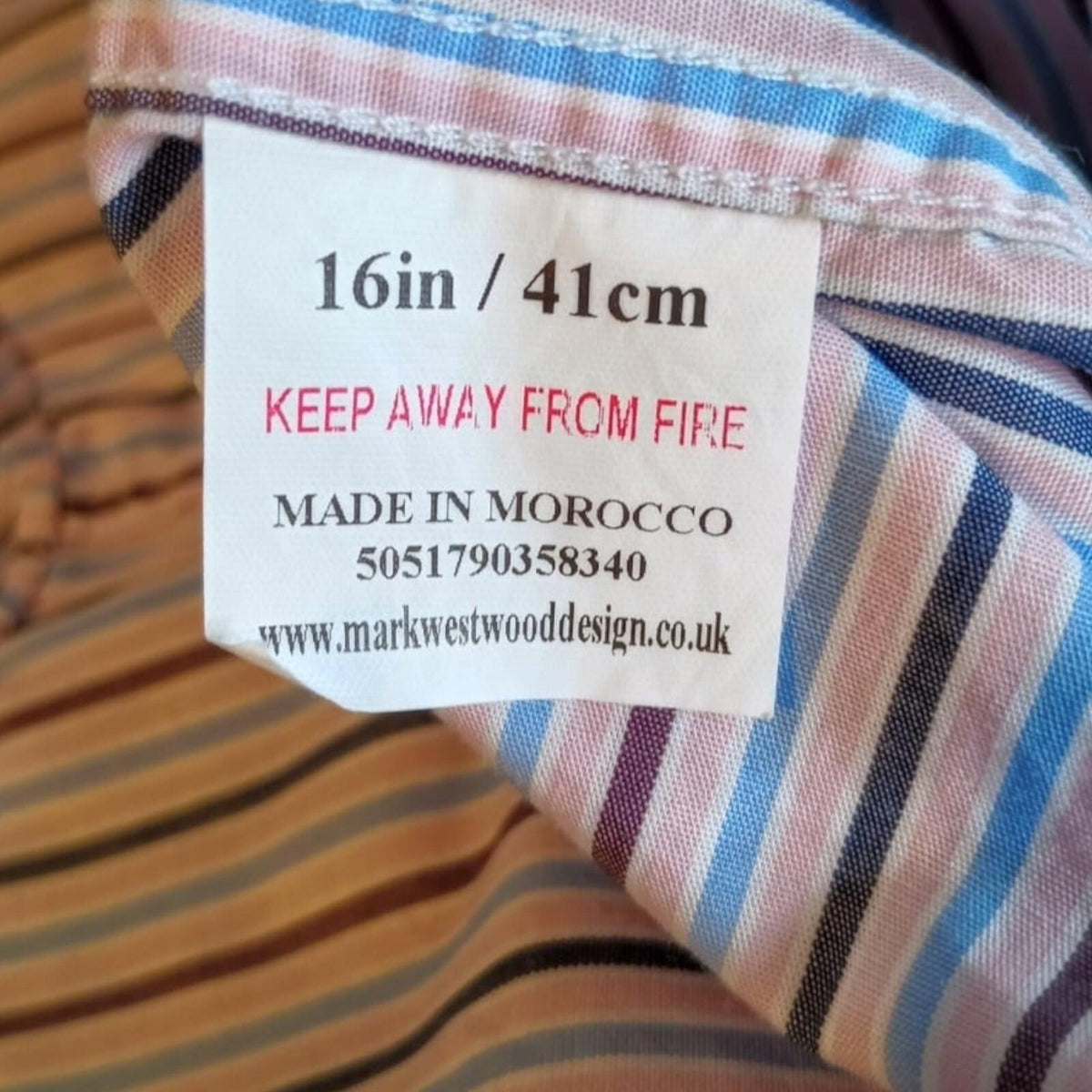 Westwood & Parkes Stripe Shirt Long Sleeve Men's UK Size XL 44" Chest