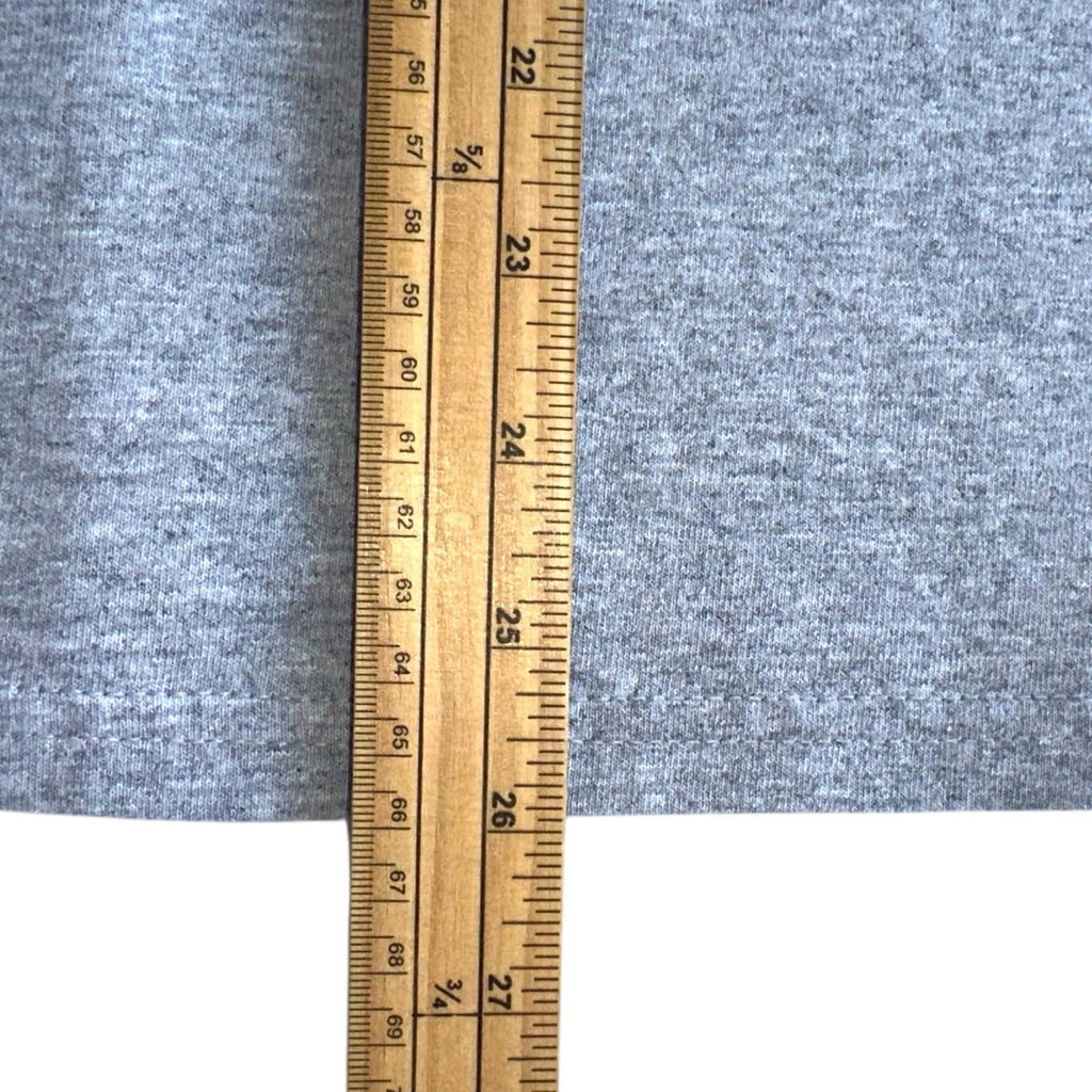 Gildan Gray K-State T-Shirt Men's UK Size M Grey Graphic Print Football Short Sleeve