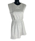 Divided Grey Jersey Mini Dress Elastic Waist Women's UK Size XXS