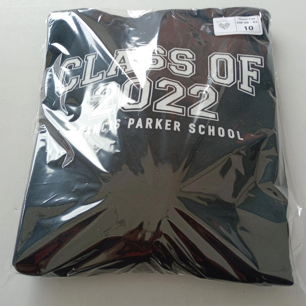 Port & Company Black USA Jr School Hoodie Men's UK Size L Black Jersey Hooded Pockets Class Of 2022