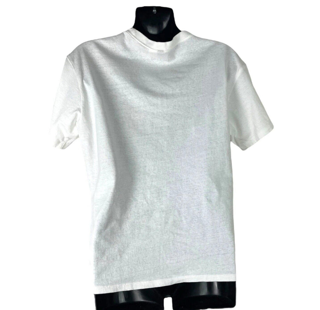 Divided White Oversized Printed T-Shirt Sublime Women's UK Size 2XS