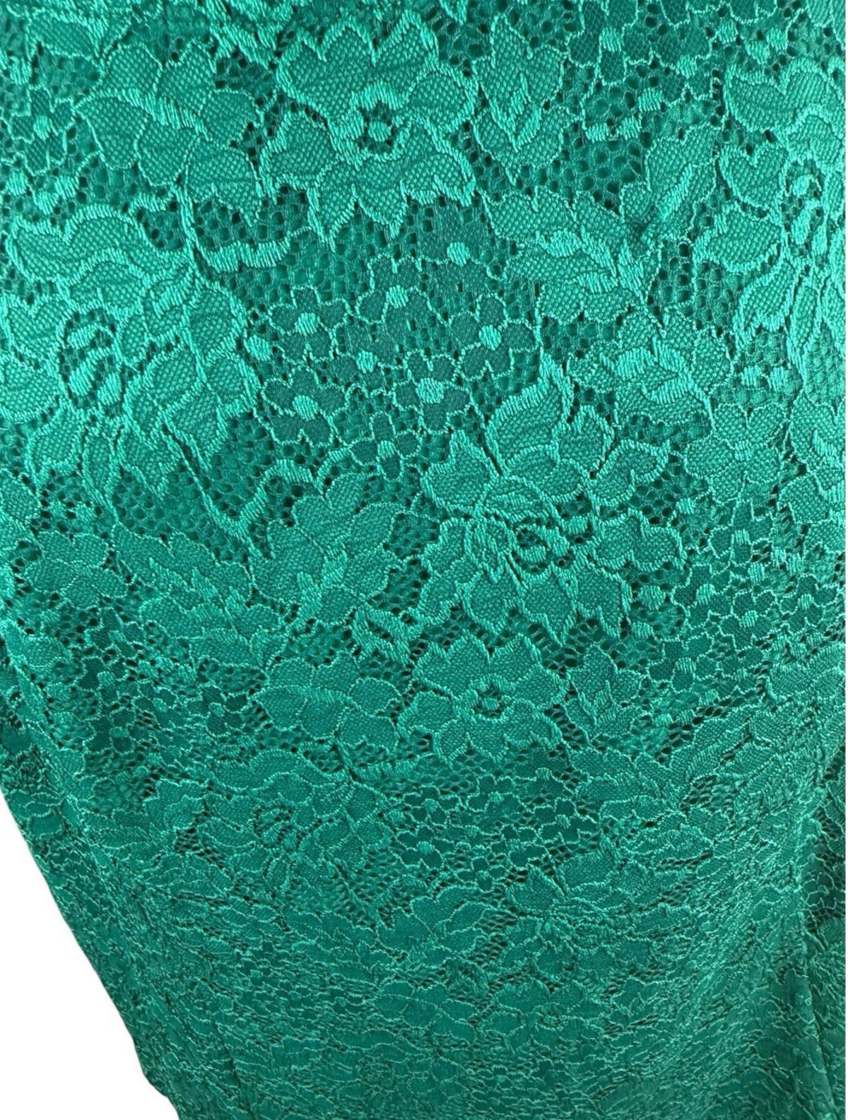 Hanna Nikole Green 2 Piece Blouse Jacket Set Lace Sequin Women's UK Size 22