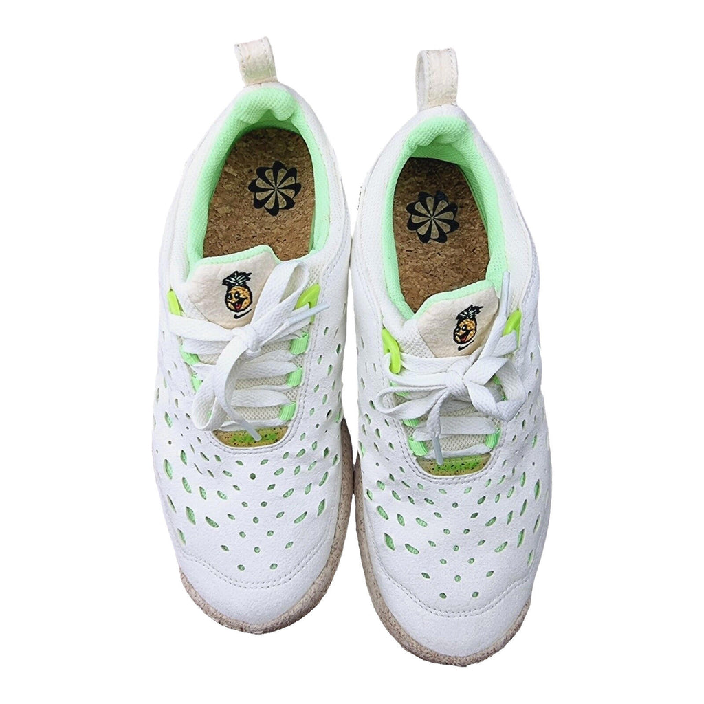 Nike Trainers Free Run Trail Premium Running Women's UK Size 7 White & Green