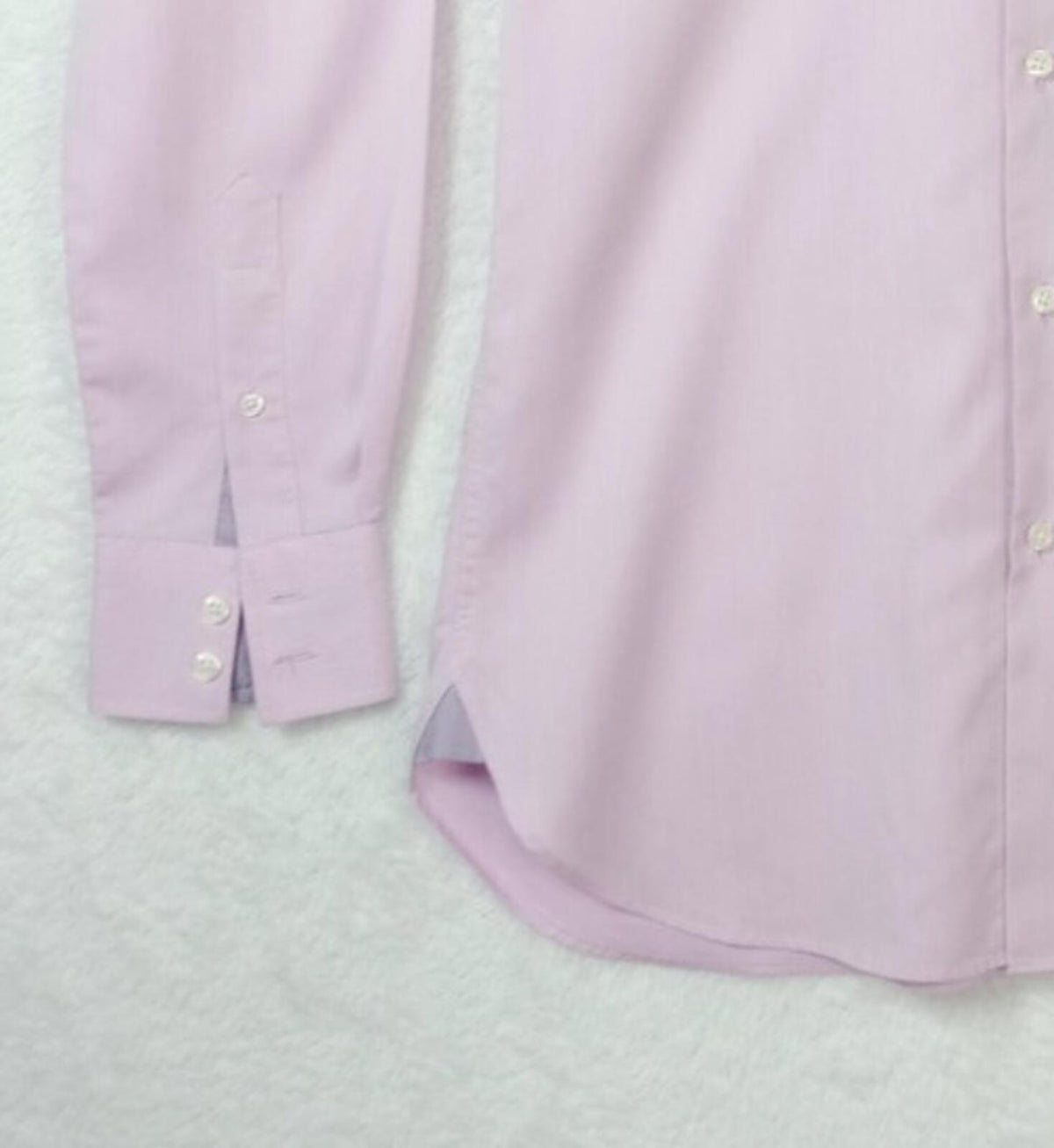 St George By Duffer Shirt Men's UK Size S Pink Stripe 100% Cotton Slim Fit