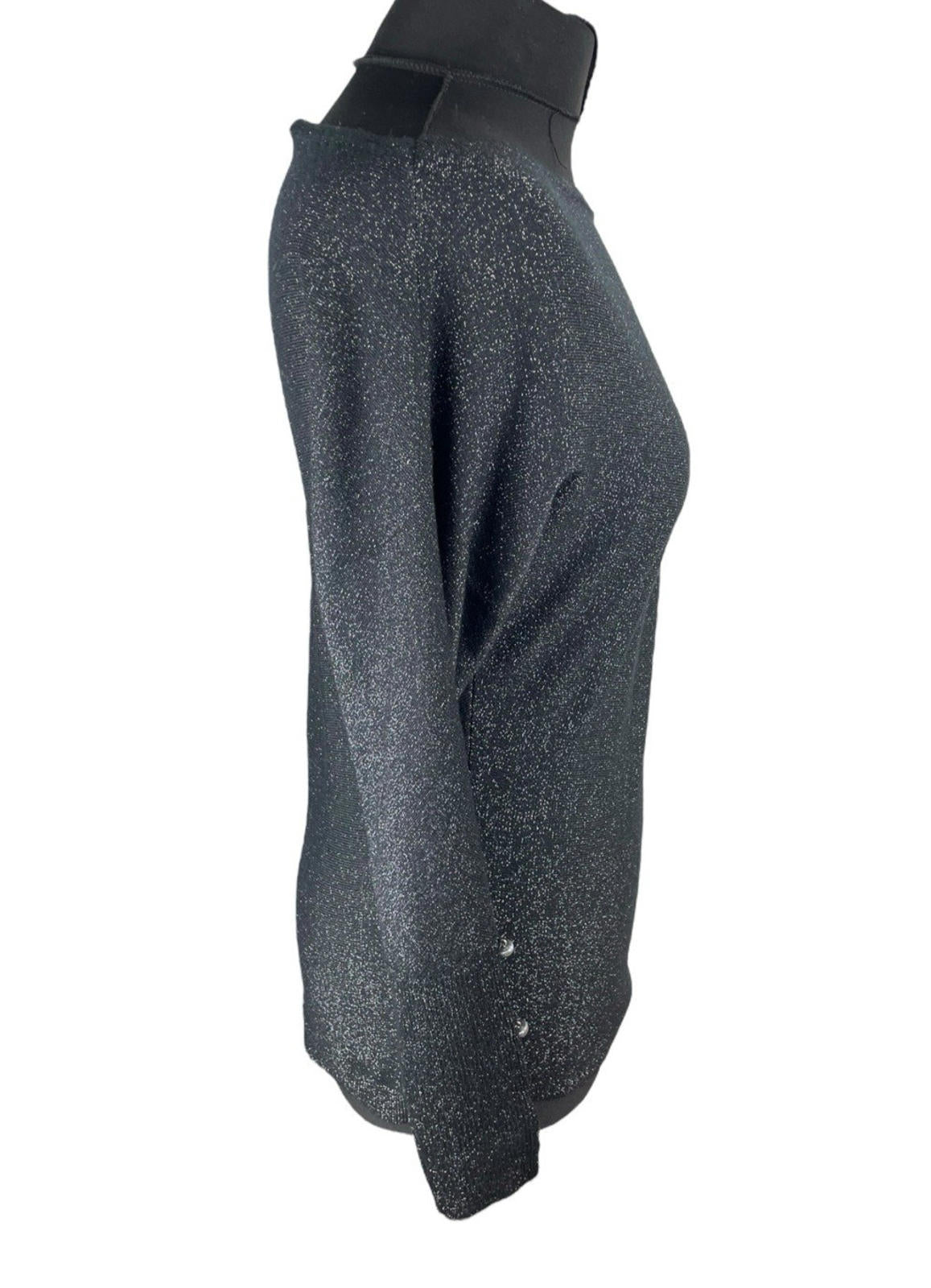 Sosander Black Sparkle Jumper Long Sleeve Women's UK Size S