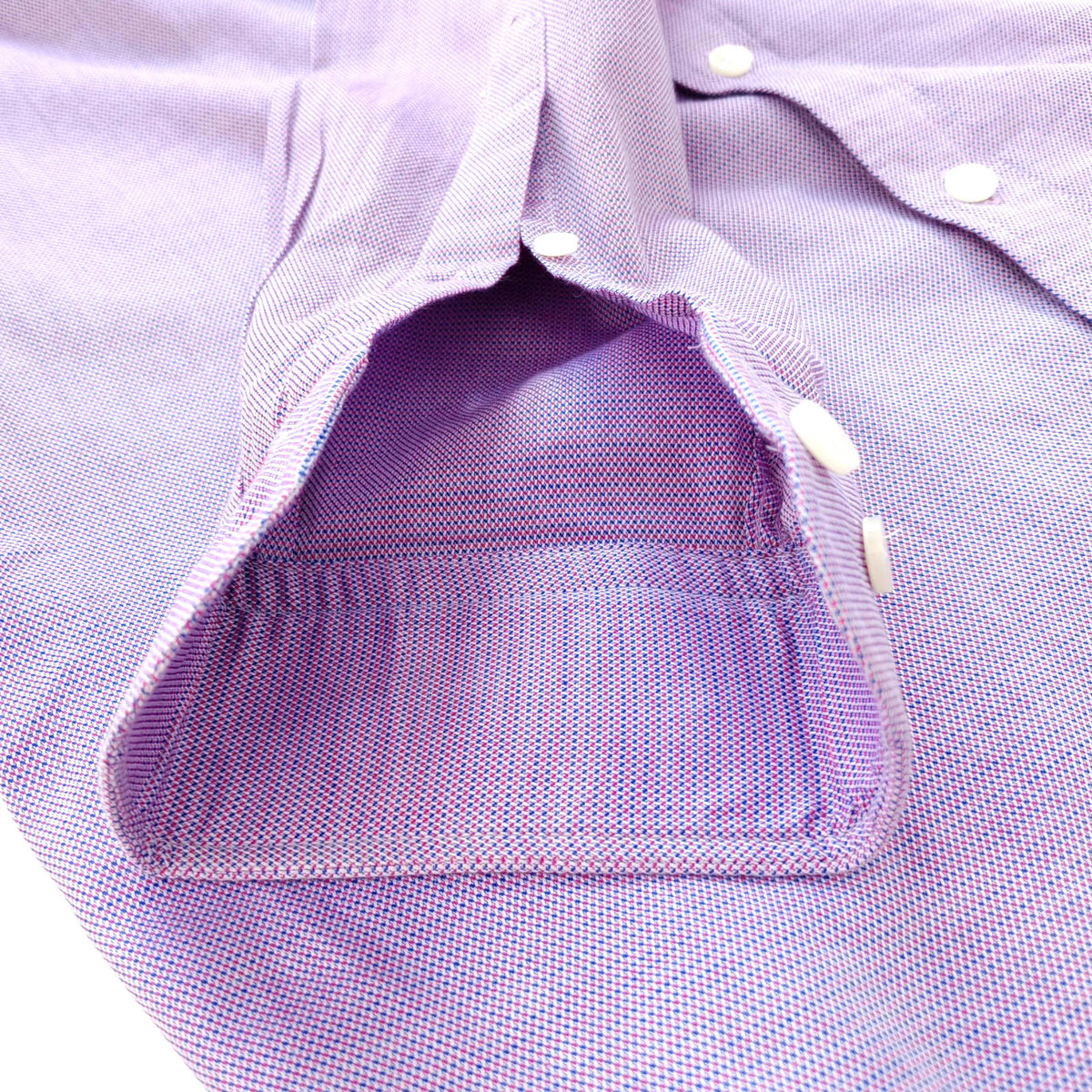 Jaeger Shirt Long Sleeve Light Purple 100% Cotton Men's UK Size M Medium