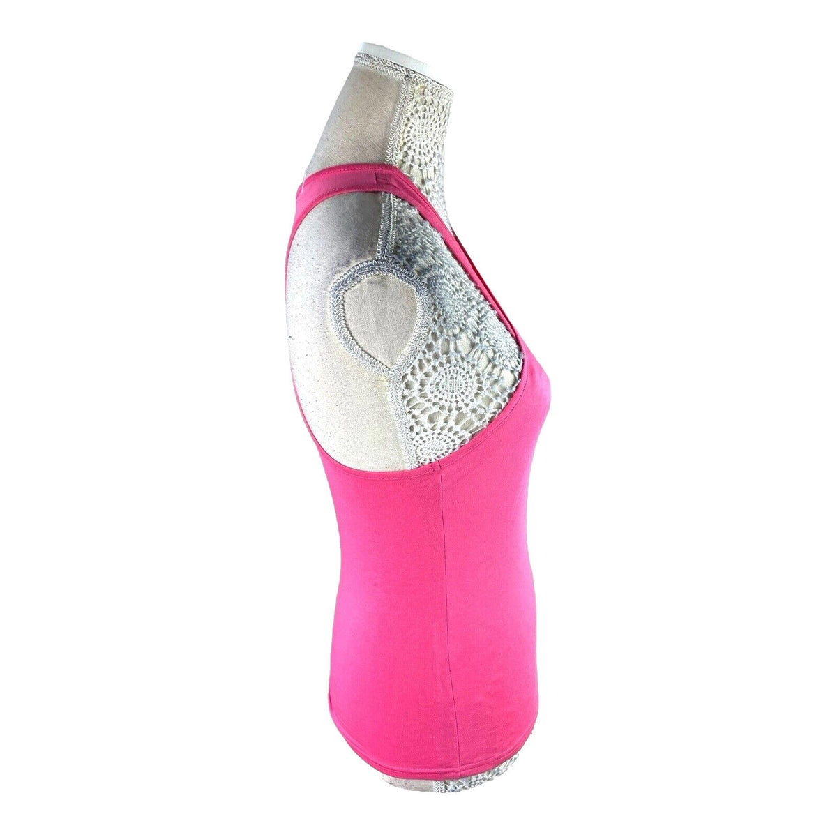 Pretty Little Thing Tank Top Pink Multi Strap Women's UK Size 8