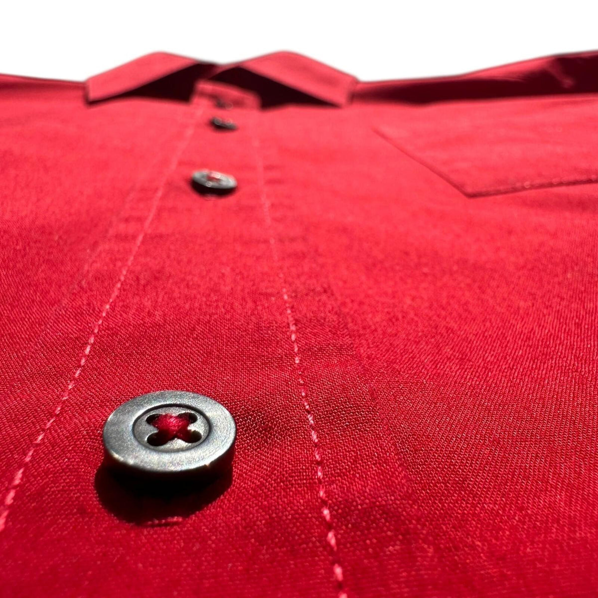 Taylor & Wright Shirt Short Sleeve Red Men's UK Size 2XL Easy Care