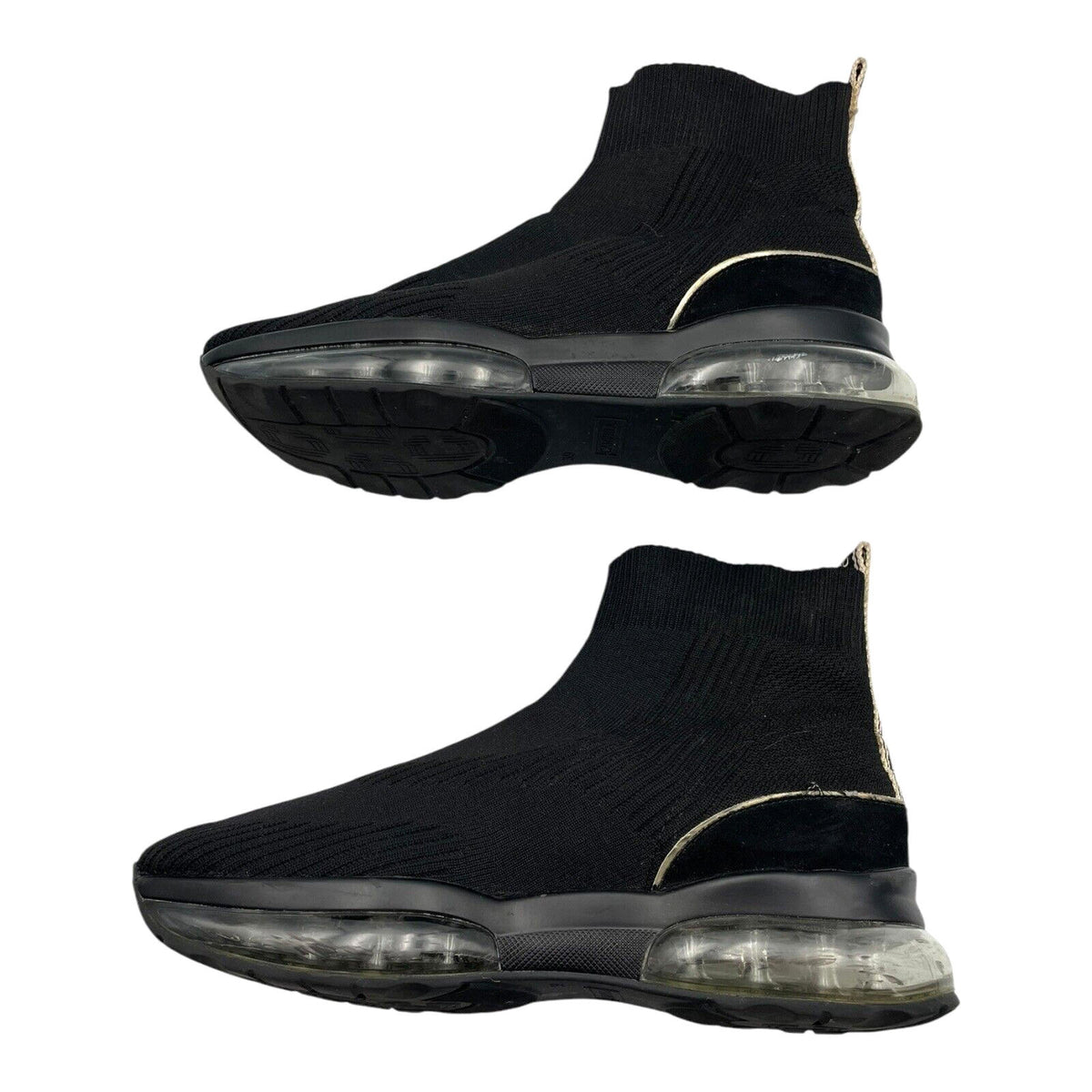 Carvela Black Sock Boots Bubble Sole Women's UK Size 6 EU 39