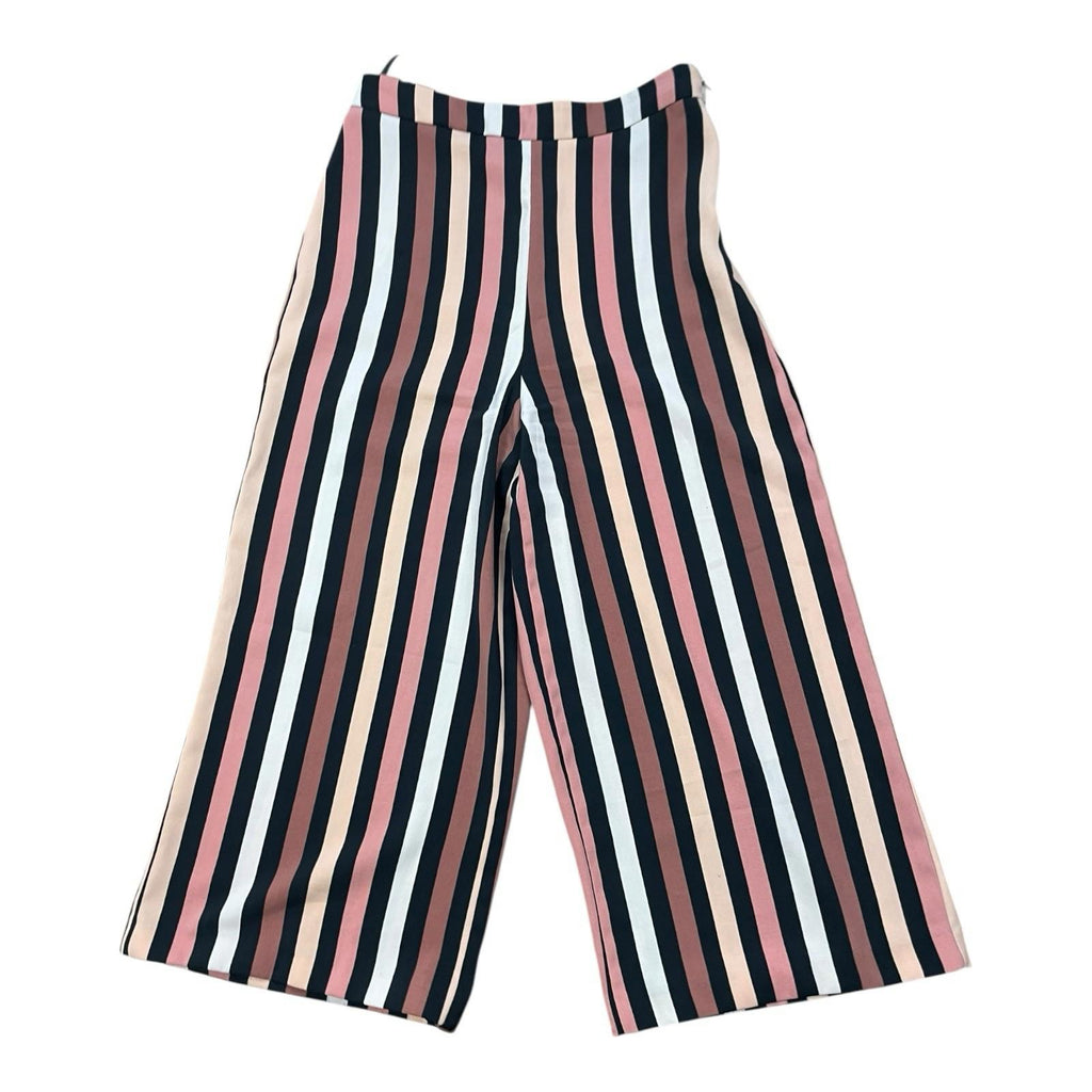 Miss Selfridge Shirred Co-Ord Set Women's UK Size 8 Petite White Multi Stripe Strapless