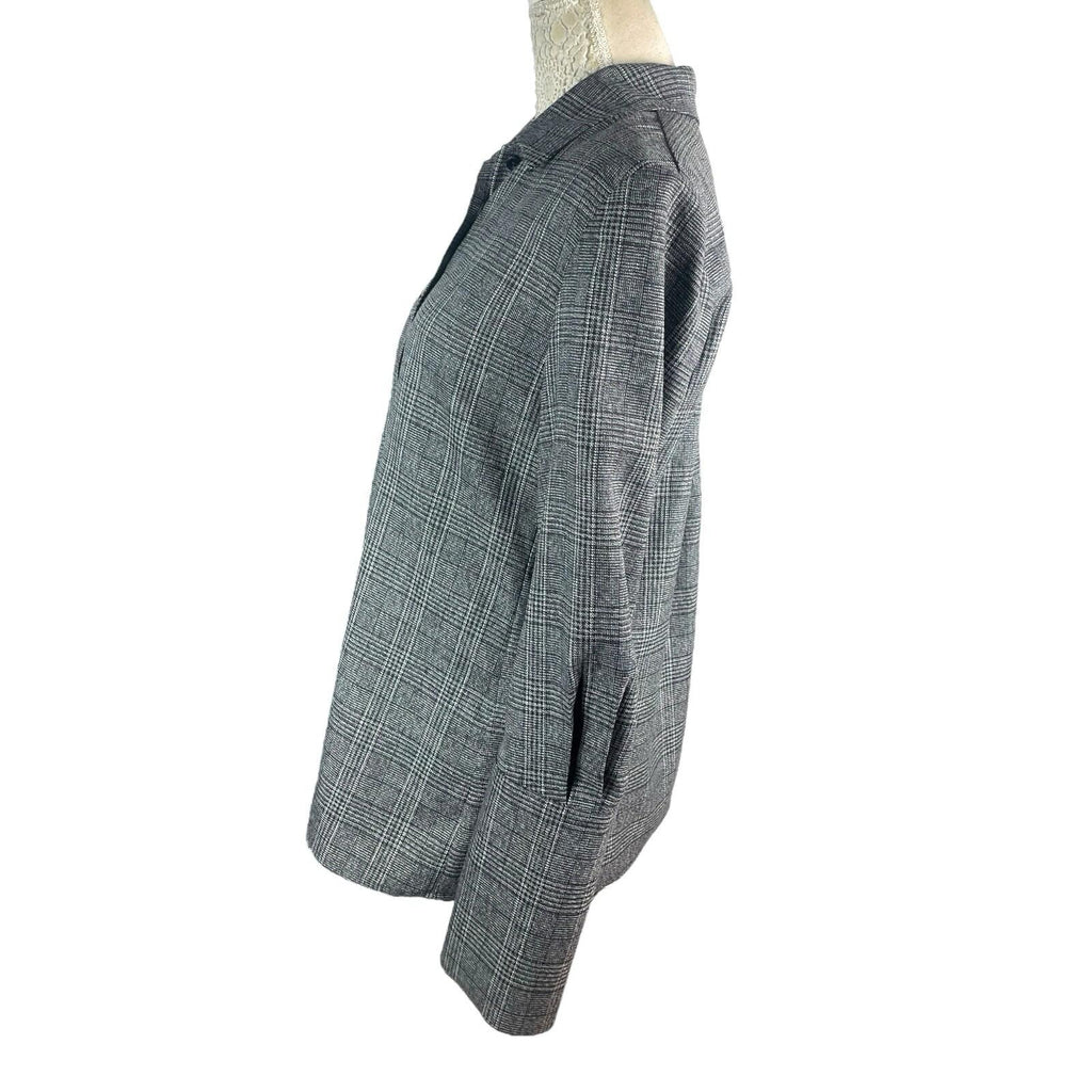 Storm Apparel Gray Storm Apparel Grey Check Shirt Top Women's UK Size S